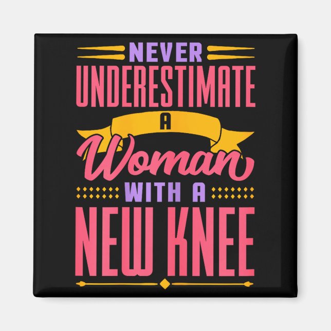 Knee Replacement For Women New Knee Surgery Recove Magnet (Front)