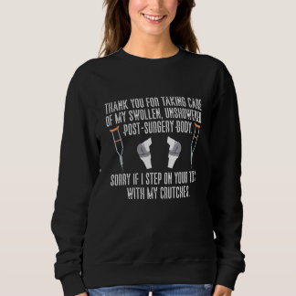 Knee Replacement Post Surgery Recovery Get Well So Sweatshirt
