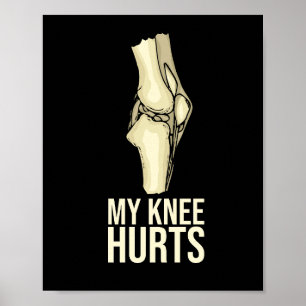 Knee Replacement Recovery Gift New Joint Surgery Poster