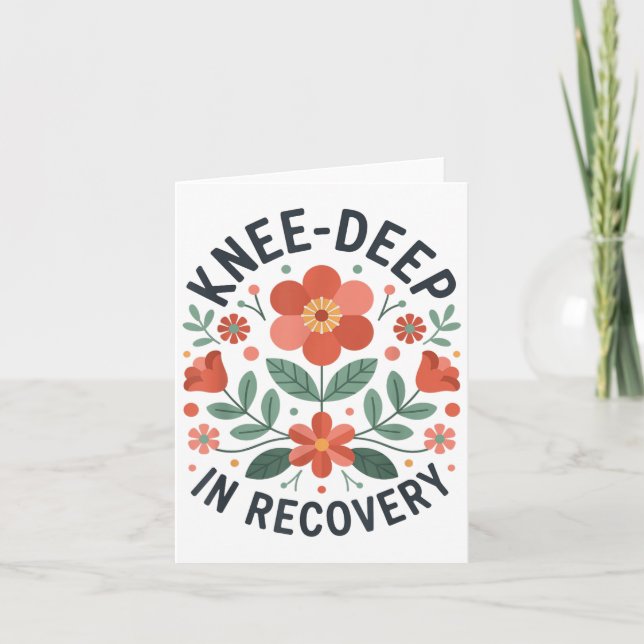 Knee Replacement Recovery Knee Surgery Recovery _5 Card (Front)