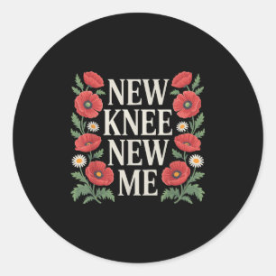 Knee Replacement Recovery Knee Surgery Recovery  Classic Round Sticker