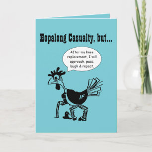 Knee Replacement Surgery - Fun Quote Card