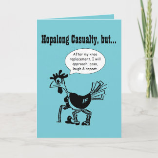 Knee Replacement Surgery - Fun Quote Card