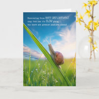 Knee Replacement Surgery Get Well Snail Pace