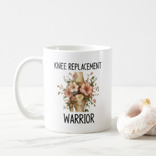 Knee replacement warrior coffee mug