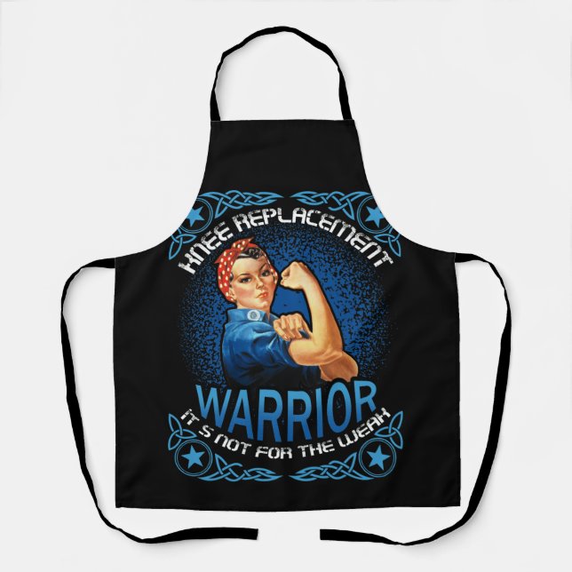 Knee Replacement Warrior Knee Surgery Recovery Apron (Front)