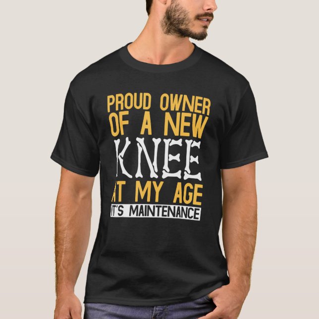 Knee Surgery Hospital Patient T-Shirt (Front)