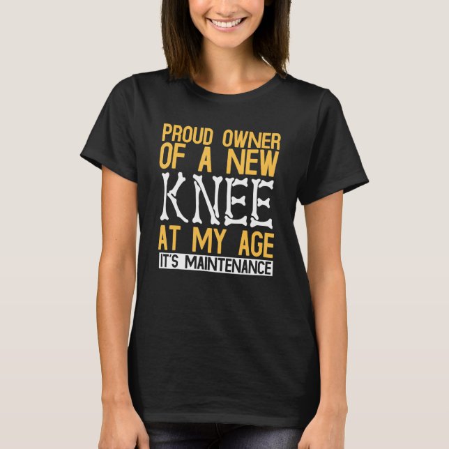 Knee Surgery Hospital Patient T-Shirt (Front)