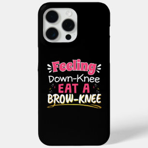 Knee Surgery Positivity Pun - Cute Brownie iPhone 15 Pro Max Case
