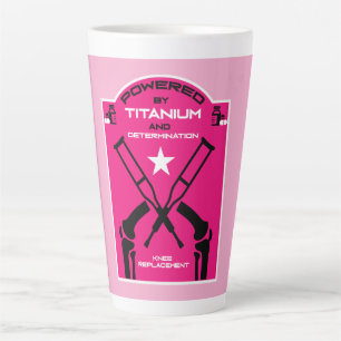 Knee Surgery Recovery Get Well Latte Mug