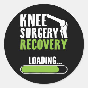 Knee Surgery Recovery Loading - Joint Knee Replace Classic Round Sticker