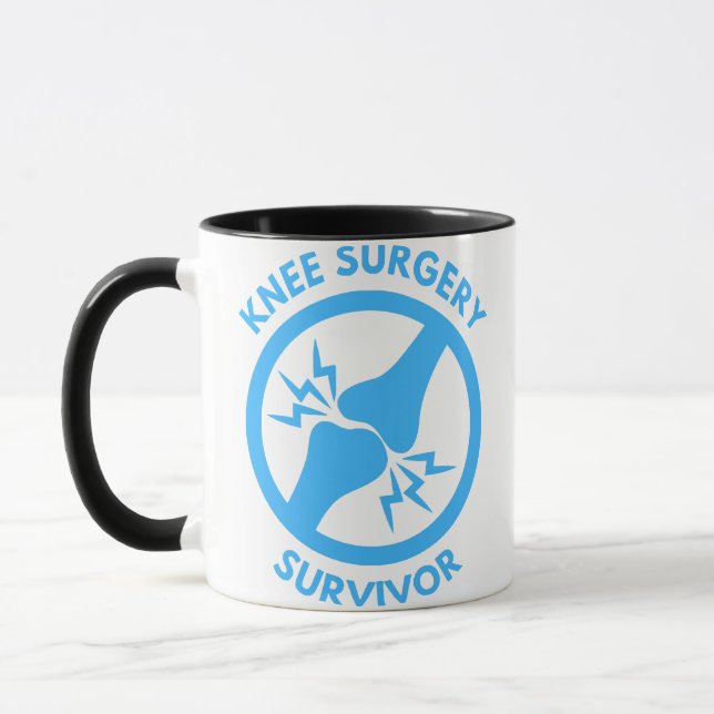 Knee Surgery Survivor  Mug (Left)