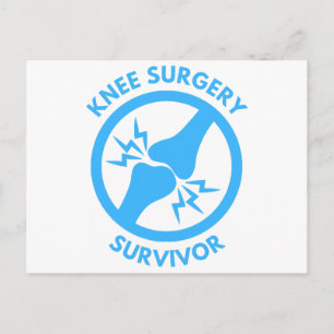 Knee Surgery Survivor Postcard