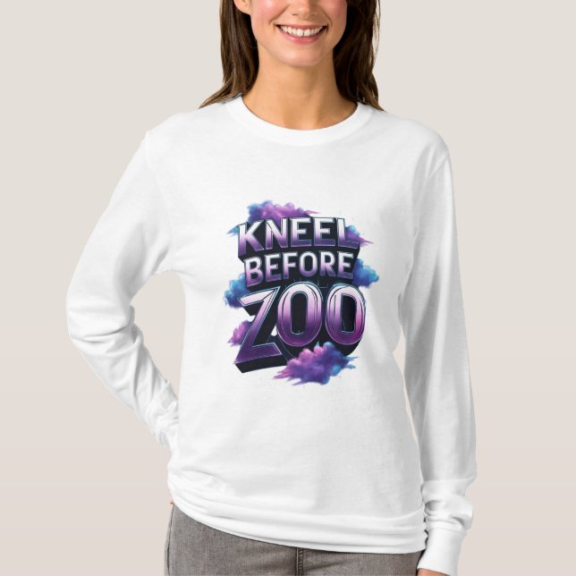 Kneel Before Zod T-Shirt – Command Respect in Styl (Front)
