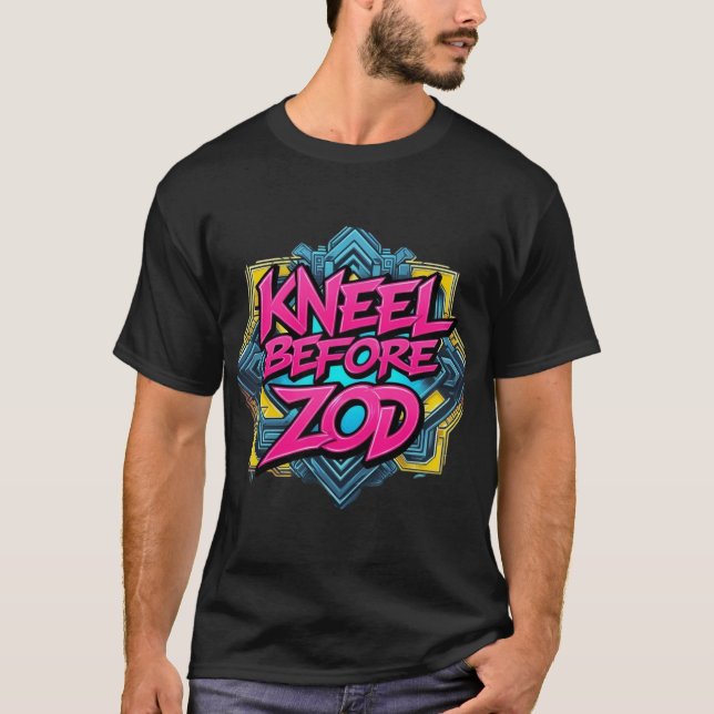 Kneel Before Zod – Ultimate Villain T-Shirt (Front)
