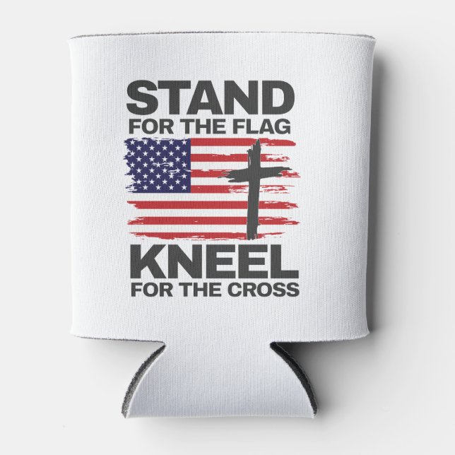 Kneel for the Cross Can Cooler (Front)