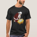 Kneeling Santa Claus With Baby Jesus T- Christmas T-Shirt<br><div class="desc">Kneeling Santa Claus With Baby Jesus T- Christmas</div>