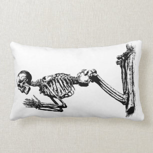 Kneeling Skeleton American MoJo Pillows