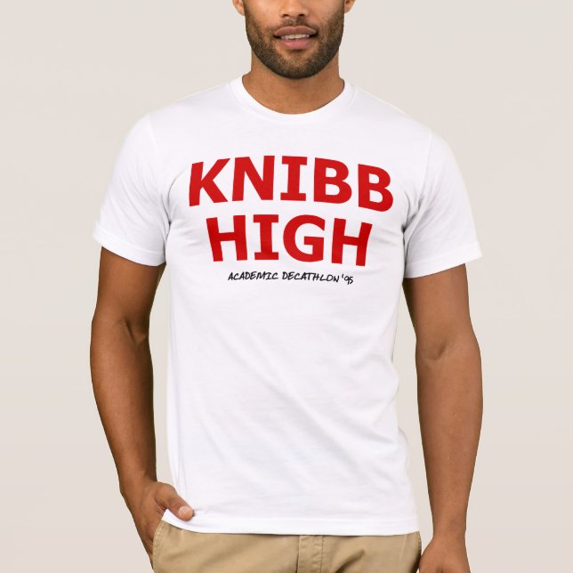 Knibb High Academic Decathlon '95 T-Shirt (Front)