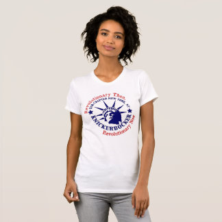 Knickerbocker Blue and White Logo T-Shirt