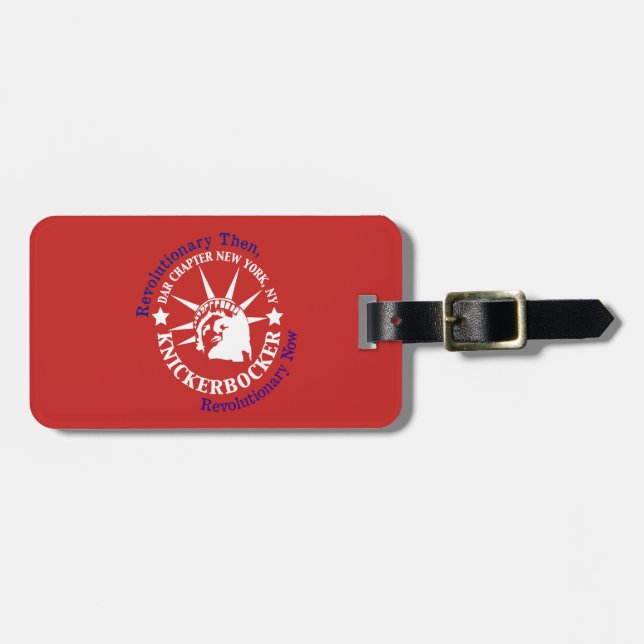 Knickerbocker Luggage Tag (Front Horizontal)