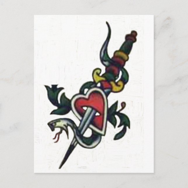 knife 1 postcard (Front)