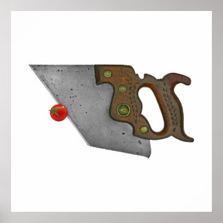 knife and tomato poster