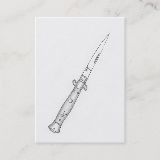 knife- business card (Front)