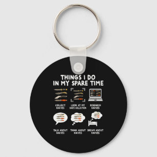 Knife Collector Maker Bladesmith Blacksmith Knives Key Ring