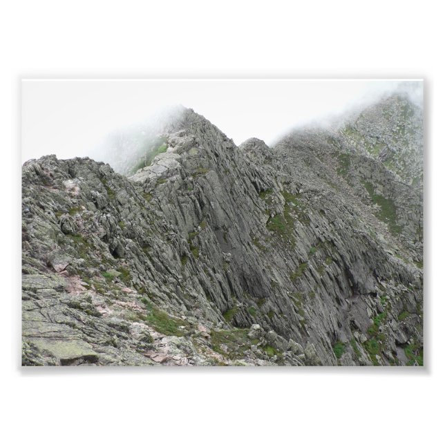 Knife Edge trail, Baxter State Park Photo Print (Front)