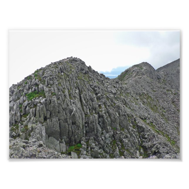Knife Edge Trail, Katahdin, Maine Photo Print (Front)
