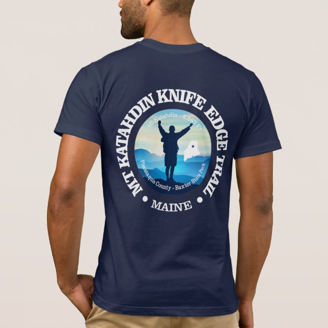Knife Edge Trail (V) T-Shirt (Back)