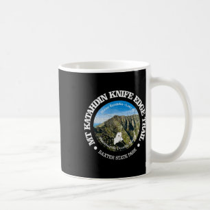 Knife Edge Trail Vintage Mount Katahdin Mountain H Coffee Mug