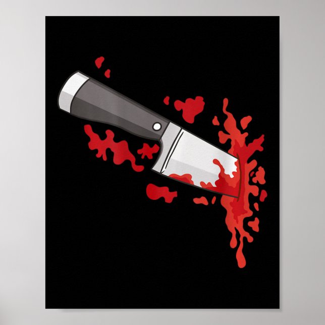 Knife In The Ck Halloween Murder Costume Knife In  Poster (Front)