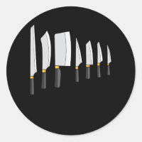 Knife Kit Kitchen Tools Cooking Gadget Tee Chef We