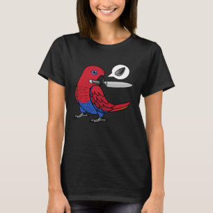 Knife Parrot Wants Seeds I Female Eclectus T-Shirt