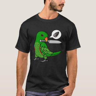 Knife Parrot Wants Seeds I Male Eclectus T-Shirt