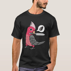 Knife Parrot Wants Seeds I Rose breasted Galah Coc T-Shirt
