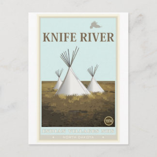 Knife River Indian Villages National Historic Site Postcard