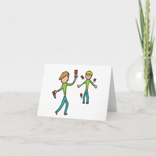 Knife Throwing Card