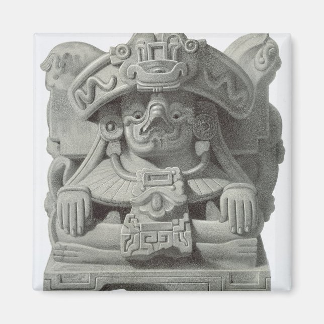 Knife used for cutting out the hearts of sacrifici magnet (Front)