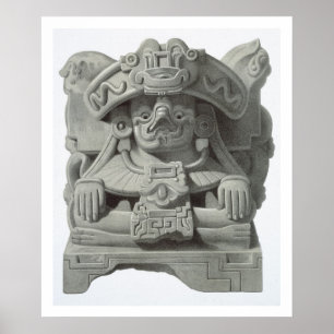 Knife used for cutting out the hearts of sacrifici poster