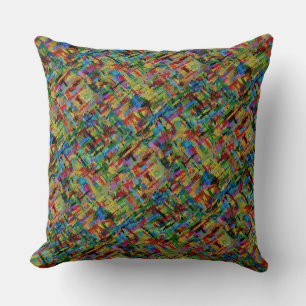 Knifes Edge painting Throw Pillow