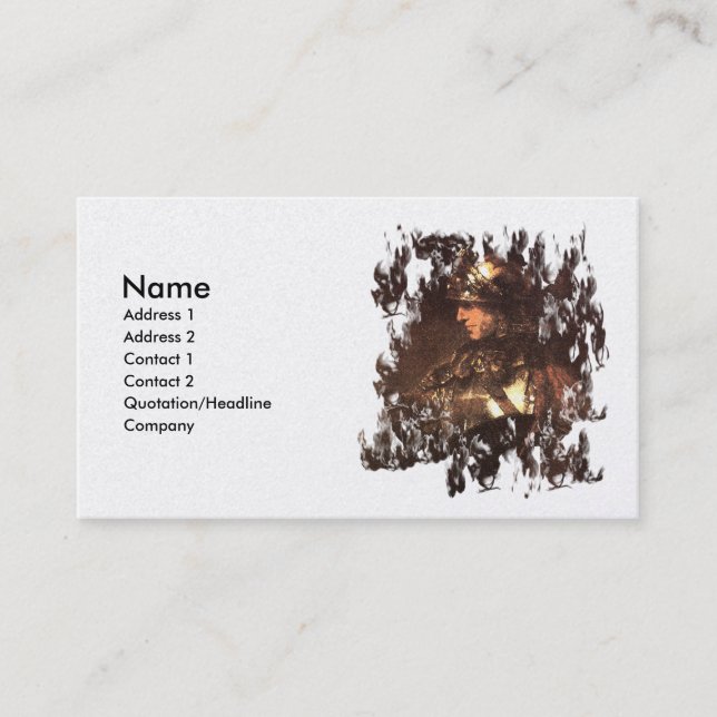 Knight Business Card Template (Front)