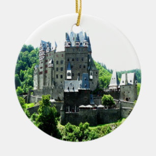 Knight Castle Eltz wierschem god peace joy Ceramic Tree Decoration
