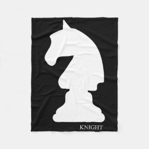 Knight Chess Piece Group Costume Chess Club Chess  Fleece Blanket
