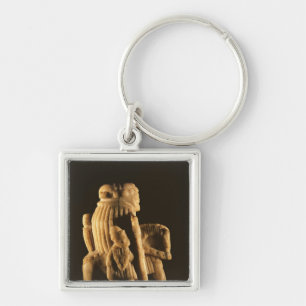 Knight chess piece key ring