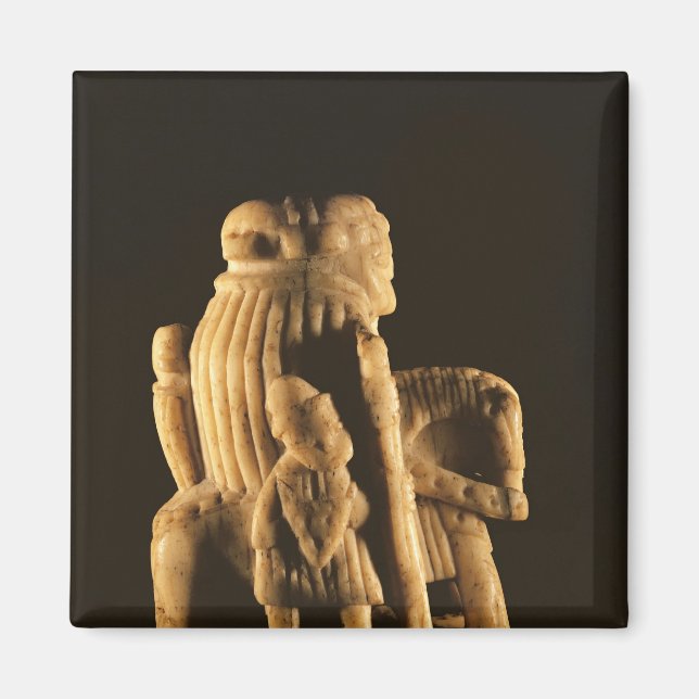 Knight chess piece magnet (Front)