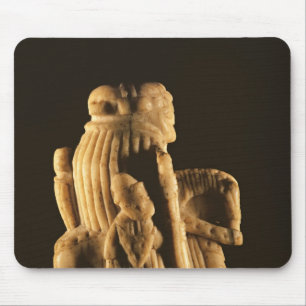 Knight chess piece mouse pad