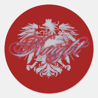 Knight Classic Round Sticker